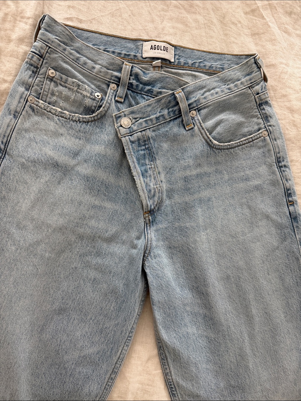 Agolde - Criss Cross Upsized Women jeans